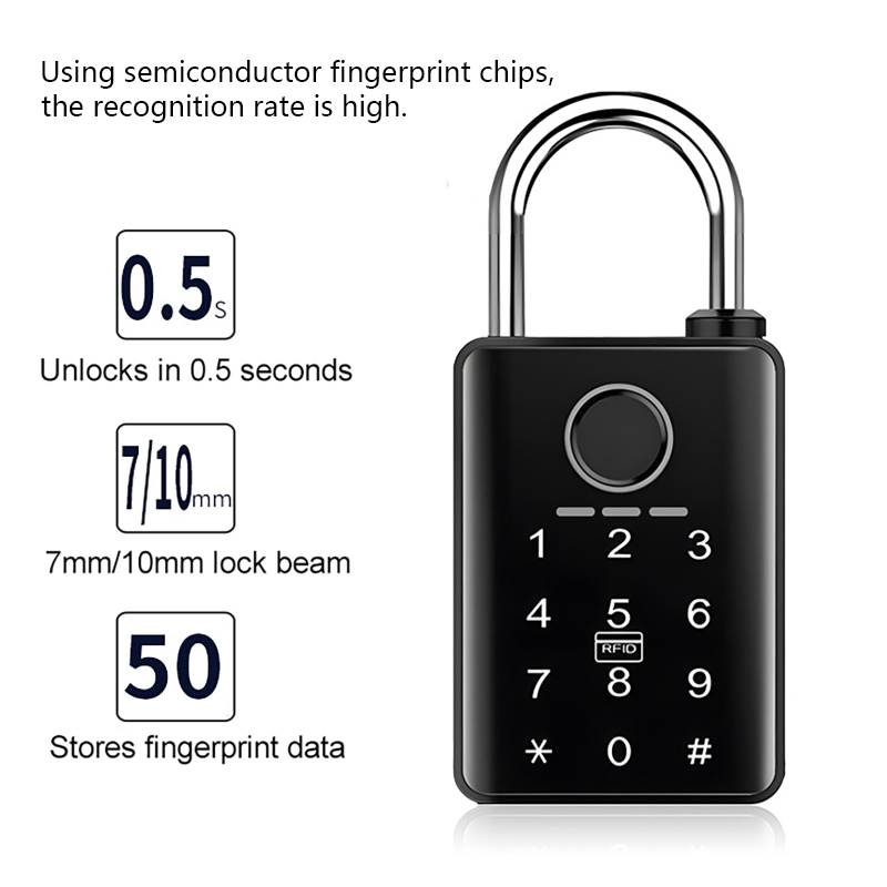 Candado inteligente resistente - Smart Door Lock Tuya App reseña y precio