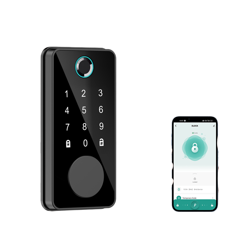 Cerradura de puerta inteligent - Smart Rim Lock Wifi Fingerprint reseña y precio