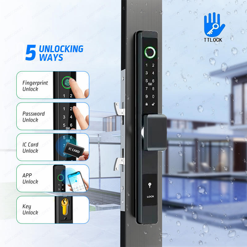 ZHDCOOKEY Cerradura Digital Bi - Smart Lock For Sliding Door reseña y precio