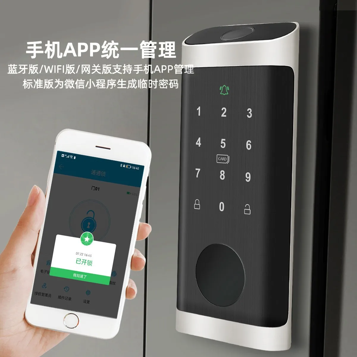 Cerradura de puerta inteligent - Smart Door Lock Tuya App reseña y precio
