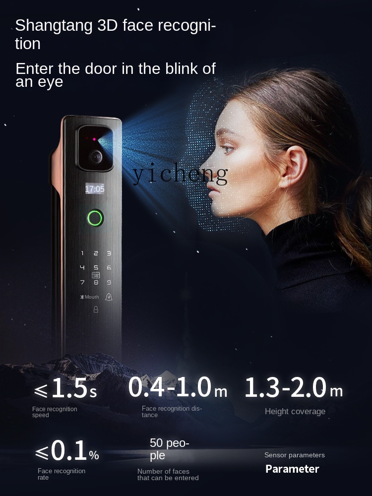 Cerradura Inteligente con Reco - Face Recognition Door Lock reseña y precio
