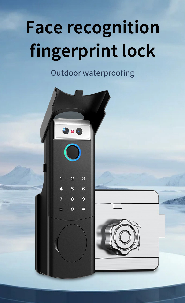 Cerradura de llanta a prueba d - Smart Rim Lock Wifi Fingerprint reseña y precio