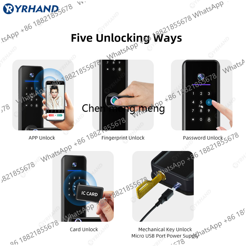 Cerradura Inteligente YRHAND T - Video Door Lock With Camera Peephole reseña y precio