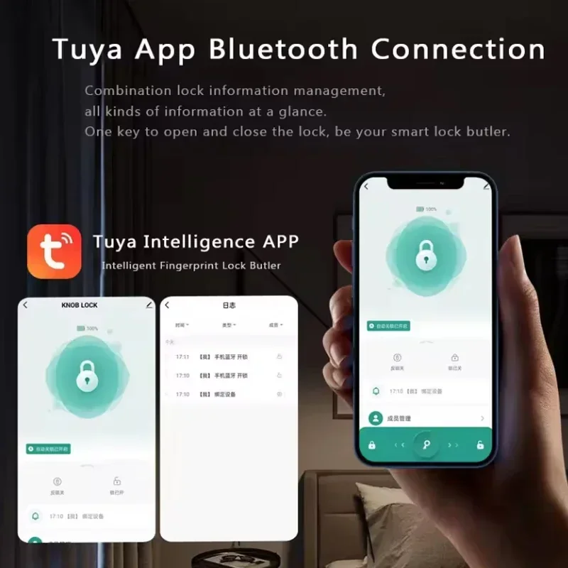 Cerradura de puerta inteligent - Smart Lock Zigbee Gateway reseña y precio