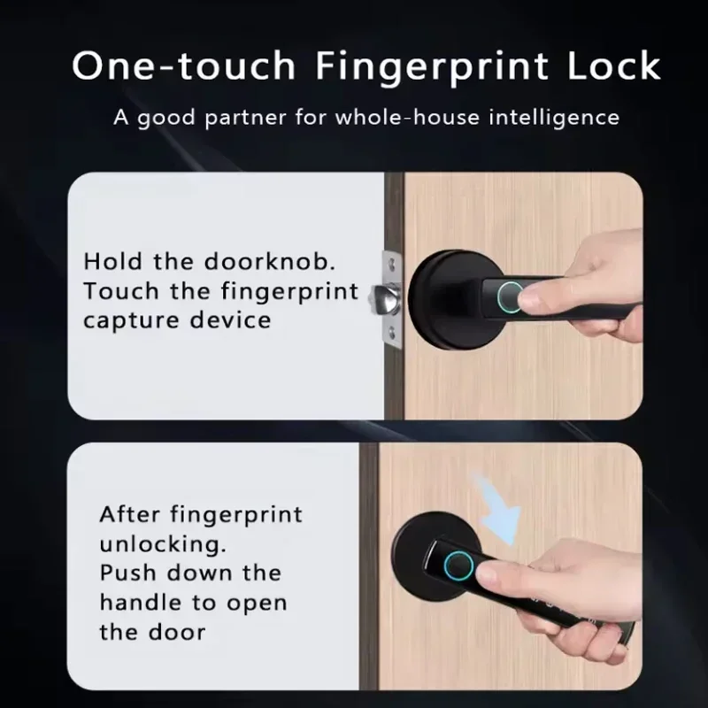 Cerradura de puerta inteligent - Smart Lock Zigbee Gateway reseña y precio