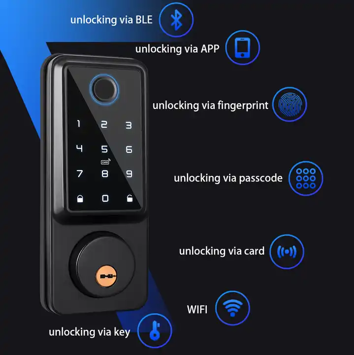 Cerradura inteligente digital  - Smart Lock Deadbolt Keypad Bluetooth reseña y precio