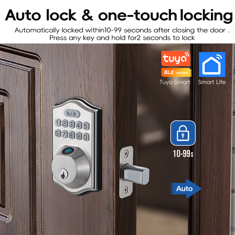 RAYKUBE K6 Tuya BLE cerrojo in - Smart Lock Deadbolt Keypad Bluetooth reseña y precio
