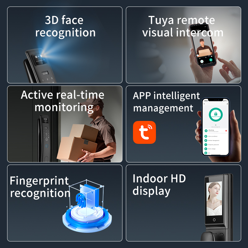 Cerradura Inteligente con Reco - Smart Door Lock With Camera Intercom reseña y precio