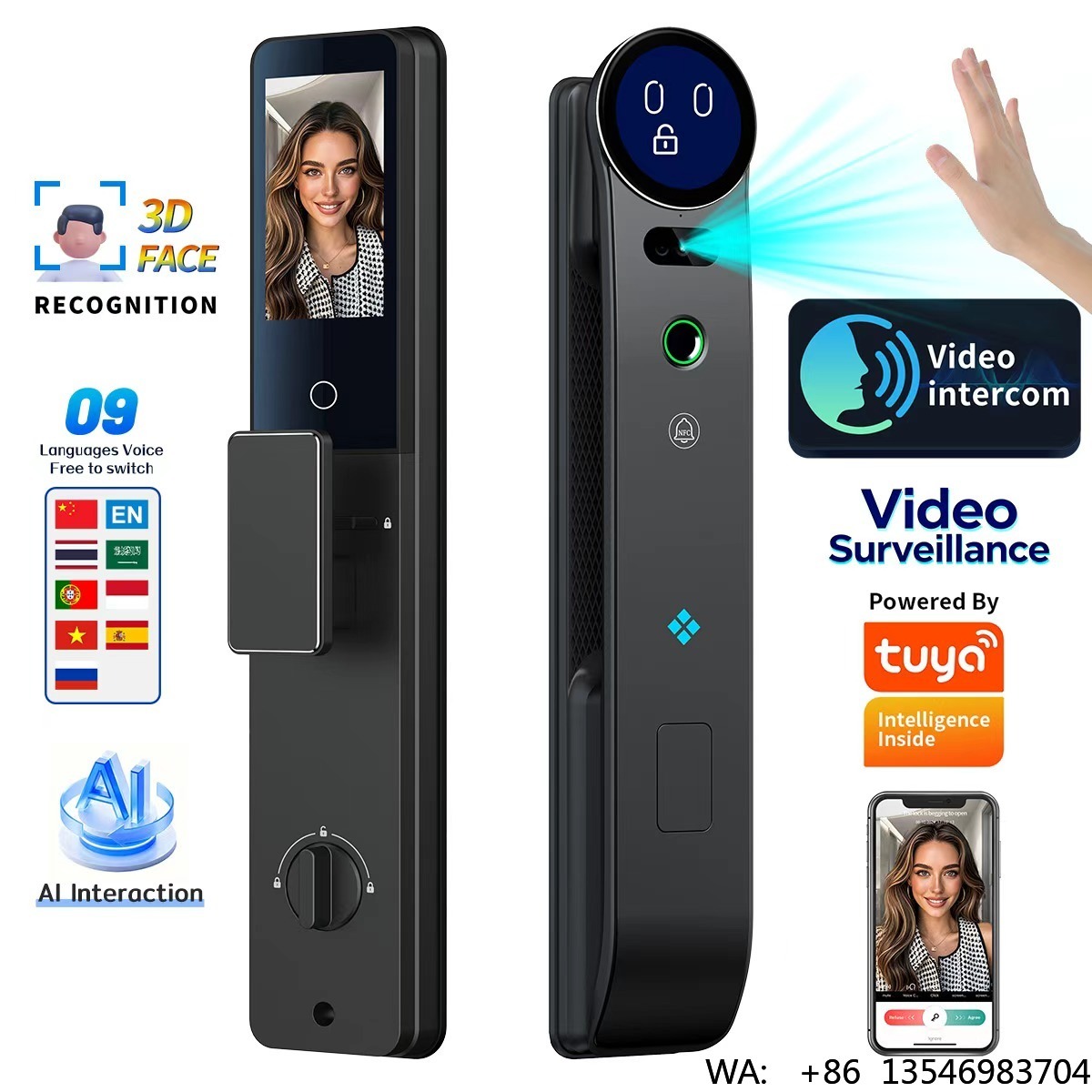 Cerradura Inteligente HanDaily - Smart Door Lock 3D Face Palm Vein reseña y precio