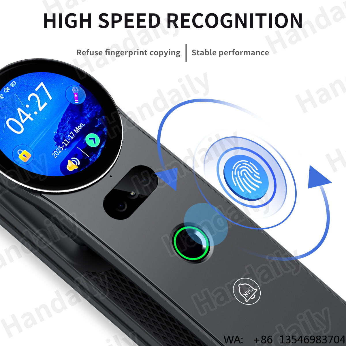 Cerradura Inteligente HanDaily - Smart Door Lock 3D Face Palm Vein reseña y precio