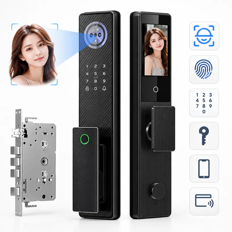 Cerradura Inteligente de Puert - Smart Door Lock 3D Face Palm Vein reseña y precio