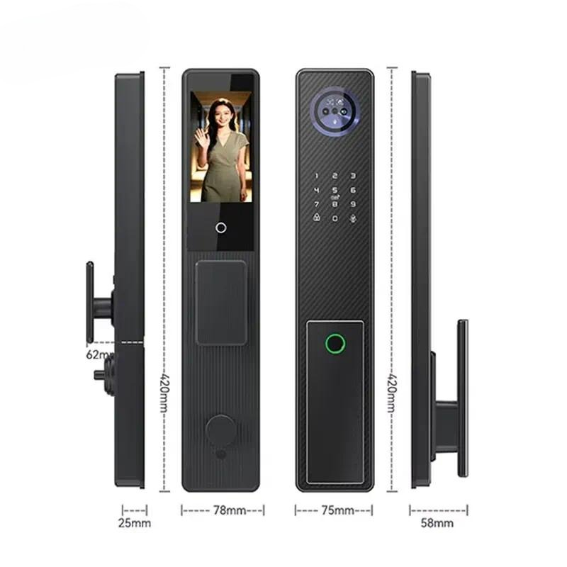Cerradura Inteligente de Puert - Smart Door Lock 3D Face Palm Vein reseña y precio