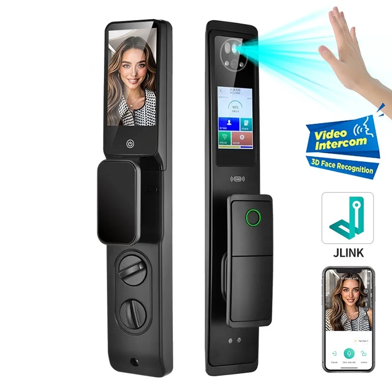 Cerradura inteligente para pue - Smart Door Lock With Camera Intercom reseña y precio