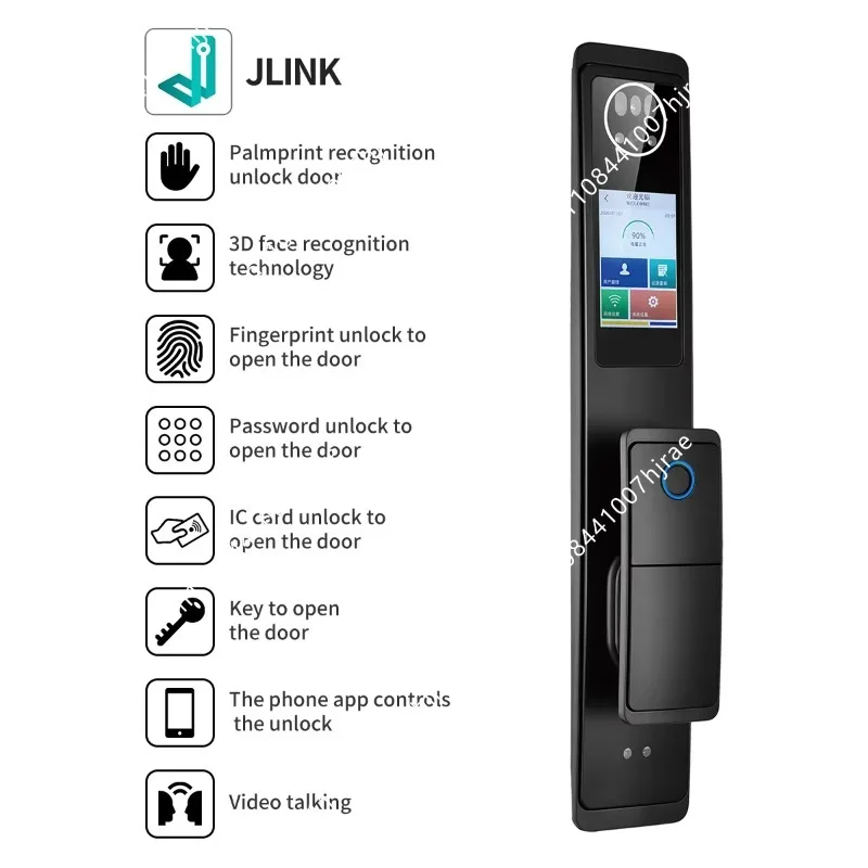 Cerradura inteligente para pue - Smart Door Lock With Camera Intercom reseña y precio