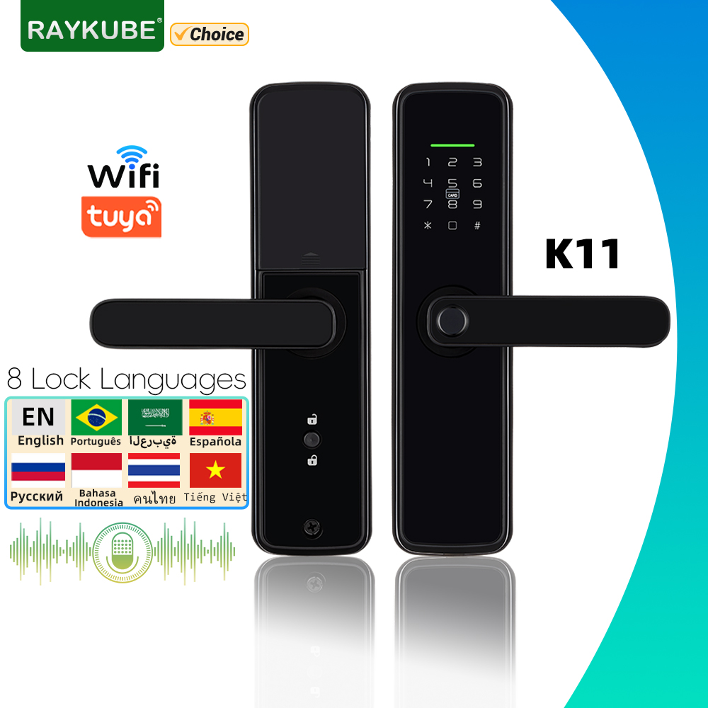 RAYKUBE K11 Tuya WiFi cerradur - Smart Lock For Sliding Door reseña y precio
